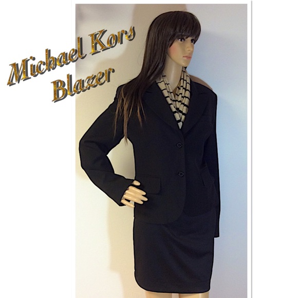 MICHAEL Michael Kors Jackets & Blazers - MICHAEL KORS BLACK BLAZER